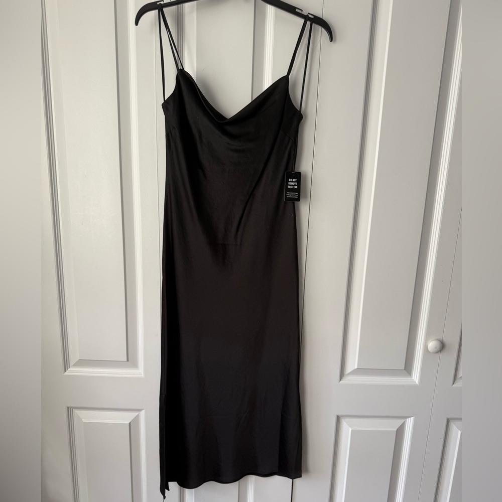 Express Black Slip Dress NWT